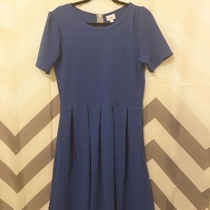 Lularoe Blue Amelia dress